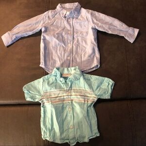 2 Collared Dress Shirts